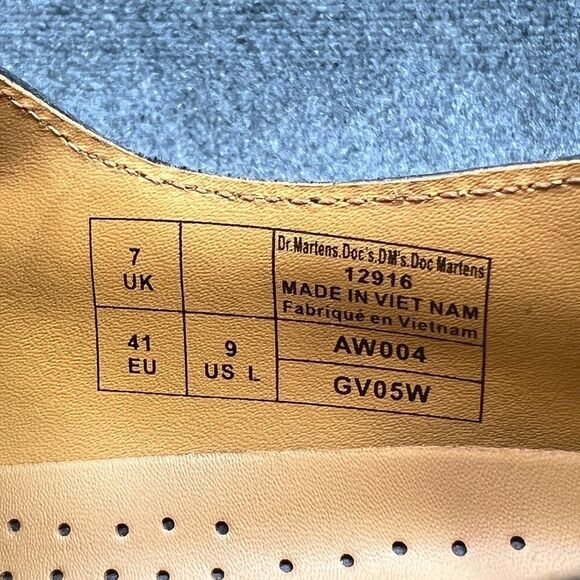 Dr. Martens 8065 Smooth Leather Mary Jane Shoes Women's 9 Black Leather Buckle - Picture 12 of 12